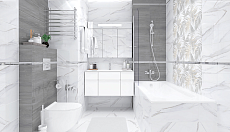 Декор-2 Laparet Aria Botanica белый 20х50 см
