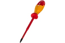 Диэлектрическая отвертка SL5.5х125мм, CrMo, до 1000В Gross 12943