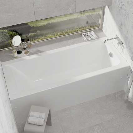 Акриловая ванна Alba Spa Merry 170x70 белый ВПР0390000100