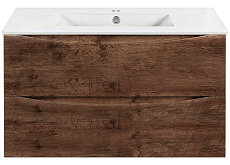 Тумба с раковиной Vincea Mia Slim 90 см R.Wood