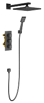 Душевой набор Timo Tetra-Thermo SX-0179/03SM черный матовый