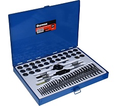 Набор плашек и метчиков Ермак 60шт 637-024