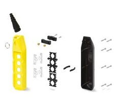 Однорядный корпус для пультов управления Giovenzana 5 отверстий PL05K