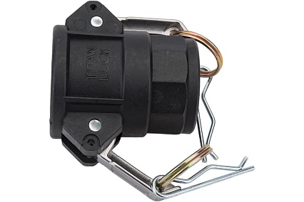 Камлок TITAN LOCK 1in типа D розетка, внутр. резьба BSP (полипроп.) TL100DPP