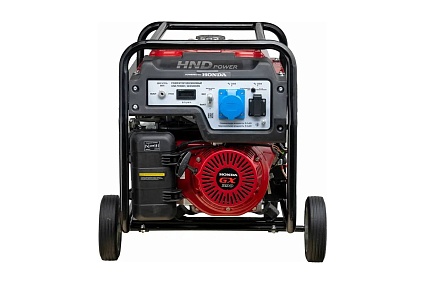 Бензиновый генератор HND GE 5500 XNS с двигателем Honda GE5500XNS