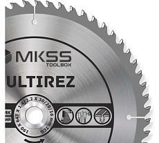 Диск пильный универсальный MKSS Toolbox MU1900 190x64Тх1.4/2.2x30/20/16мм Multirez MU19006430