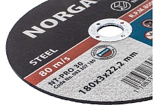 Диск отрезной по стали NT-PRO 30 (180x2х22.2 мм) Norgau 083307018