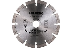 Диск алмазный отрезной сегментный Hard Materials Laser (150x22.23 мм) Hilberg HM103