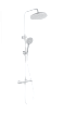 Душевая стойка Wonzon&Woghand Inn 1 WW-B3013-T1-MW термостат, белый матовый