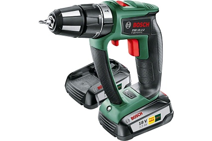 Аккумуляторная ударная дрель-шуруповерт Bosch PSB 18LI-2 Ergonomic 0.603.9B0.301