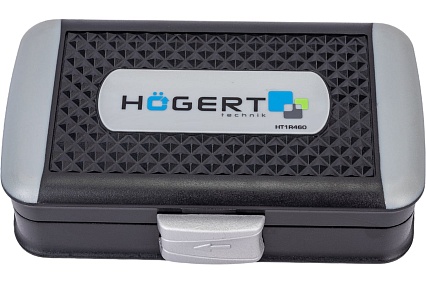 Набор бит с трещоткой Hoegert Technik 1/4 , SL, PH, PZ, HEX, Torx, Torx c отверстием 33 шт. HT1R460