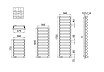 Полотенцесушитель электрический Irsap Step SEL050T50IR01NNN 50x125.5 с регулятором, хром