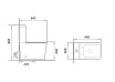 Унитаз-компакт Orange C06-000W безободковый, с микролифтом