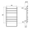 Полотенцесушитель электрический Point PN09156E П6 50x60 хром