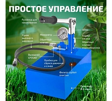 Ручной опрессовочный насос Мегеон 98010 к0000023065