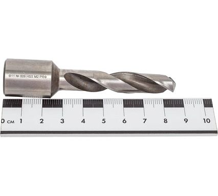 Сверло с хвостовиком WELDON 19 Эксперт 11 мм, 55 мм, HSS M2 Профоснастка № 809 40202021