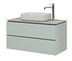 Мебель для ванной Allen Brau Infinity 100 см, 2 ящика, рapyrus white matt