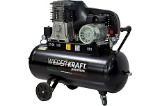 Воздушный ременной компрессор 100л 453л/мин Wiederkraft WDK-91053