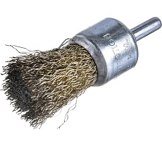 Щетка металлическая со шпилькой кистевая чашка 25 мм для дрели ON 20-02-425