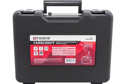 Ударный аккумуляторный бесщеточный гайковерт Thorvik BBIW12620 1/2 DR, 21 В, 620 Нм 53797