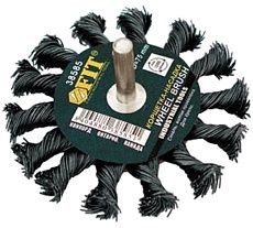 Корщетка-колесо для дрели (100 мм) FIT 38586