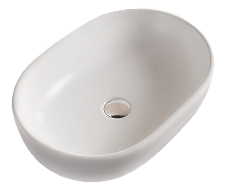 Раковина Timo Kulo TK-405MW 60 см белый матовый