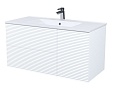 Тумба с раковиной Iddis Bild 100 см белый BIL10W0i95K