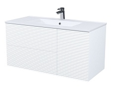 Тумба с раковиной Iddis Bild 100 см белый BIL10W0i95K