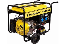 Бензиновый сварочный генератор Champion 4.5/5 Квт 200А 100кг эл.старт колеса GW200AE