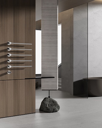 Полотенцесушитель электрический Wonzon&Woghand Hamburg WW-AL315-BR брашированный никель
