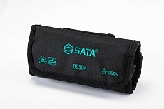 Набор комбинированных изолированных составных отверток Sata 10 предметов, пласт. кор. бл. 09304