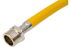 Шланг для газовых приборов ELKA 1/2&quot; х 0,5 м, в/н, ПВХ, желтый ИС.100508