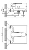 Смеситель для ванны Orange Iris M41-100cr с душем