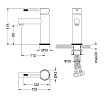 Смеситель для раковины Timo Saona 2361/03F черный