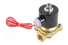 Электромагнитный клапан DN.ru VS2W-100E-NC Ду15 Ру10 латунь 24 В AC прямого действия D130-04294