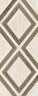 Плитка Laparet Wisdom бежевый узор 20х50 см