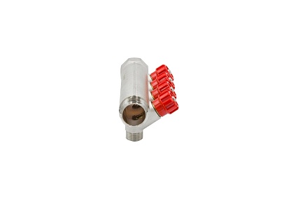 Коллектор VRT 1"x1/2", с регулировочными вентилями, 4 выхода 524075