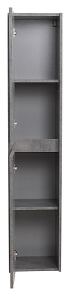 Шкаф пенал BelBagno Kraft 33 см L Cemento Grigio, KRAFT-1600-2A-SC-CG-L