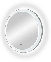 Зеркало Art&Max Napoli AM-Nap-1000-DS-F-White 100x100 см, с подсветкой, белый