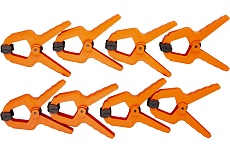 Набор пружинных зажимов AMIGO 25 мм, 8 штук 74118