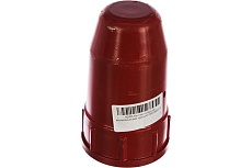Колпак на баллон металлический красный КОРД 00000000175