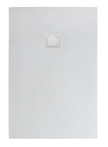 Поддон для душа BelBagno TRAY-MR-UNO-AH-100/80-35-W-BO 100x80 белый, накладка белый