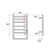 Полотенцесушитель электрический Point PN10846 П6 40x60 диммер справа, хром