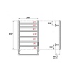 Полотенцесушитель электрический Point PN10846 П6 40x60 диммер справа, хром