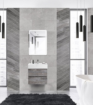 Мебель для ванной Cezares Molveno 46-60 см Legno Grigio
