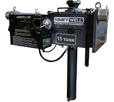 Домкрат канавный Kraftwell г/п 15 т, пневмогидравлический KRWTPJ-15P