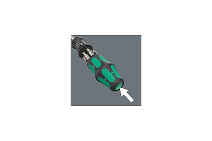 Универсальная отвертка-держатель бит WERA Kraftform Kompakt 27 XL Universal 1 7 предметов WE-051028