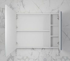 Зеркальный шкаф Style Line Стокгольм 80 см, графит софт ЛС-00002325