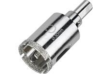 Коронка алмазная по керамограниту и керамике с центрирующим сверлом 30 мм Diamond Industrial DIDCSC030