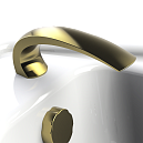 Излив для ванны большой Радомир Линкольн 1-28-4-0-0-662 бронза